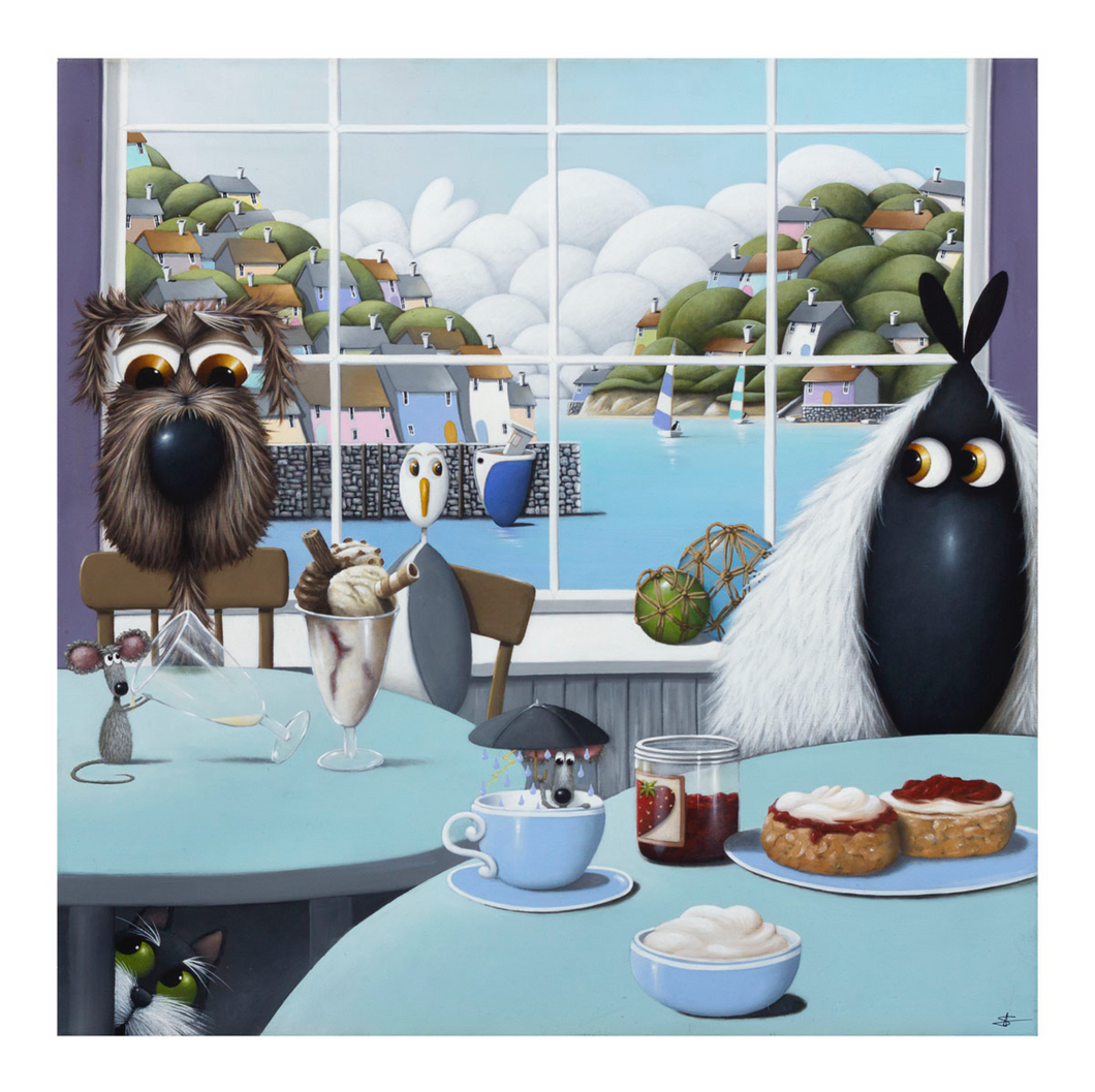 Simon Clarke Canvas - Cream Tea with Ewe