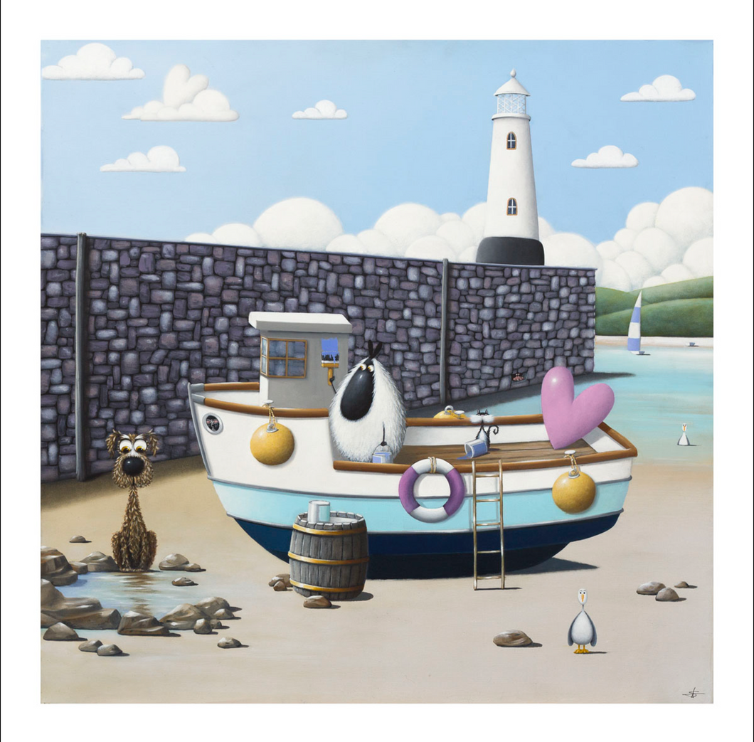 Simon Clarke Canvas - Helping Ewe