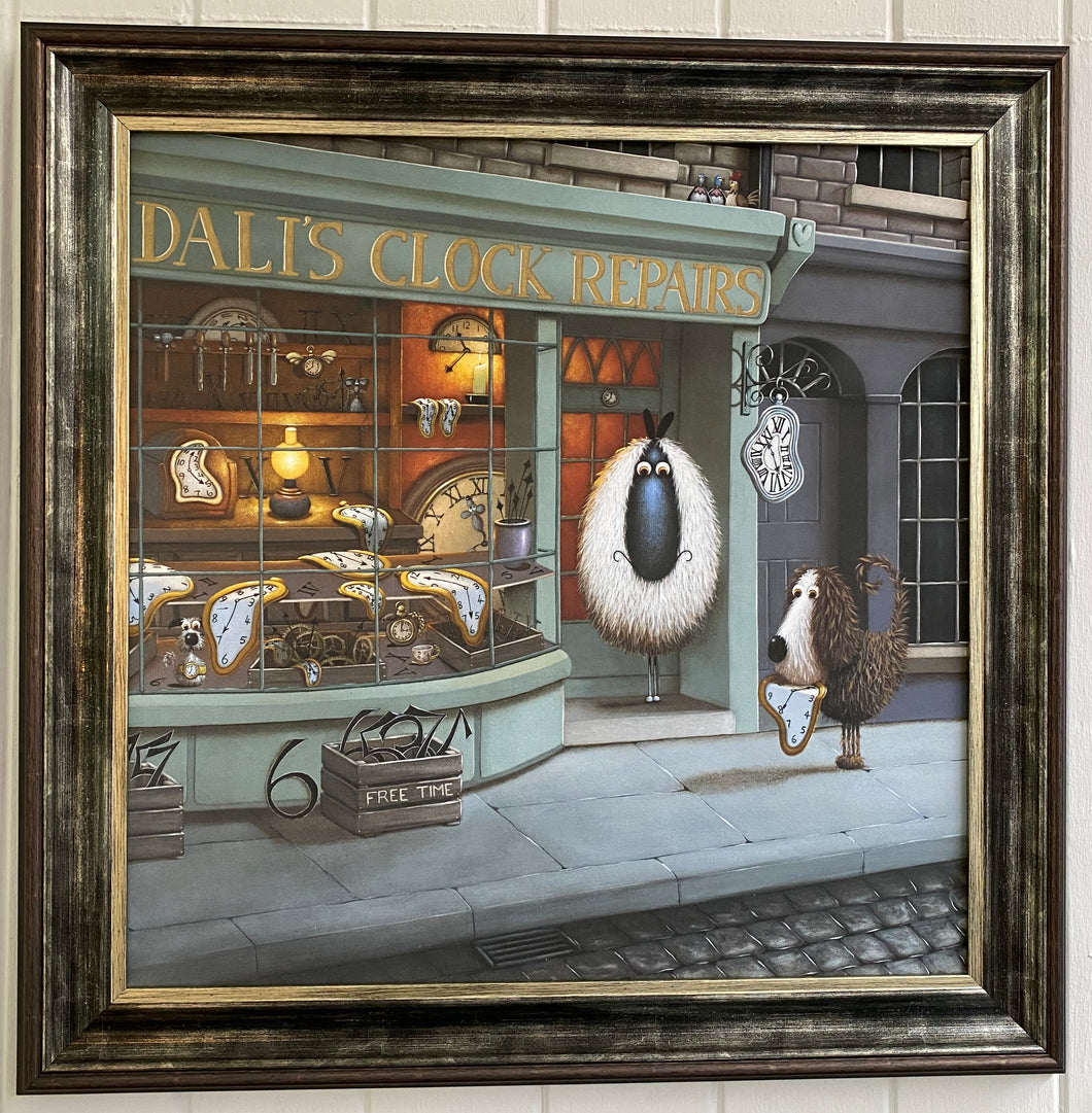 Simon Clarke - Framed Canvas on Board - Free Time