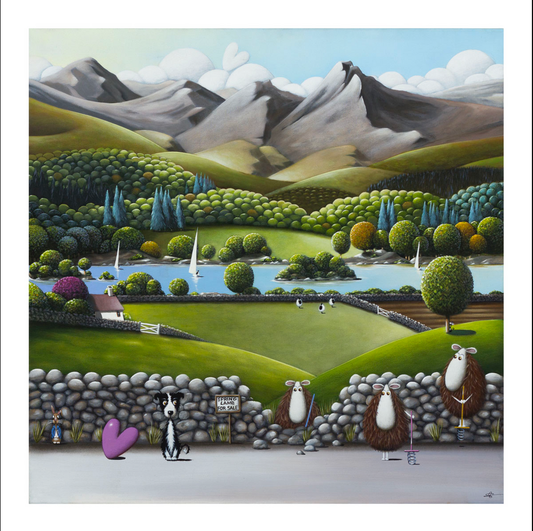 Simon Clarke Canvas - Spring Lambs