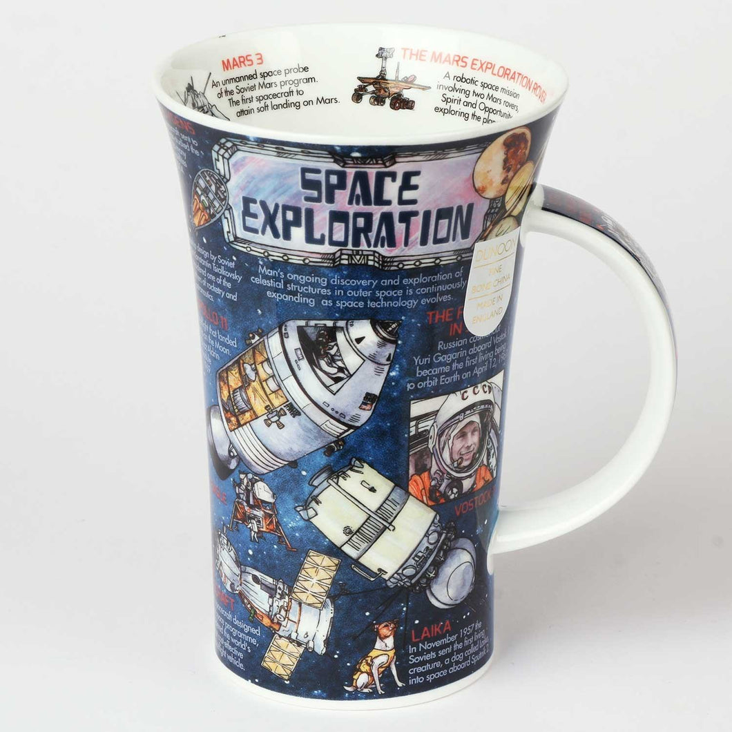 Dunoon Fine English Bone China Mug - Space Exploration